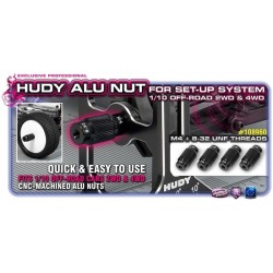 Alu Nut For 1/10 Off-Road Set-Up System (4)