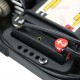 1up Racing LowPro Bullet Plug Grips - Black/Red
