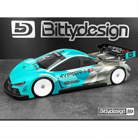Bittydesign 1/10 Touring HYPER-HR 190mm Clear Body (Ultra Light Technology)