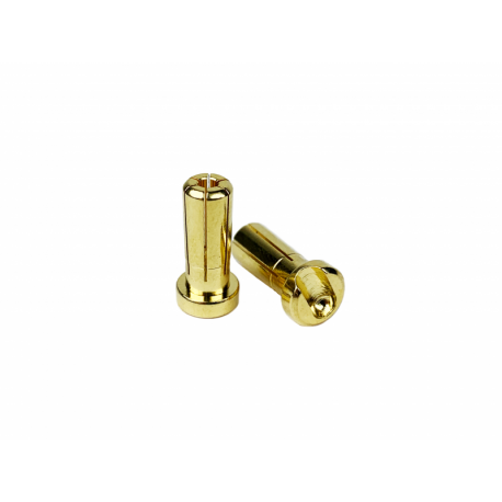 1up Racing LowPro Bullet Plugs 5mm (10pcs)