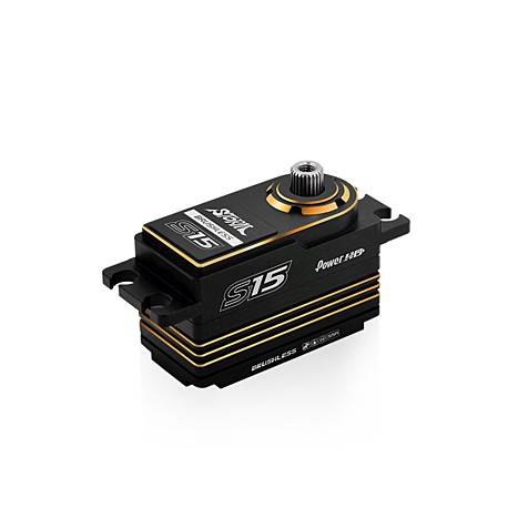 Power HD S15 Gold Low Profile (0.06s/15.0kg/7.4V) Brushless Servo