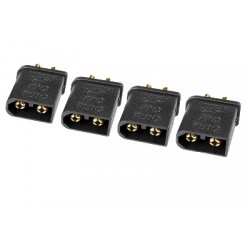 Team Corally - TC PRO Connector 3.5mm - Gold Plated Connectors - Reverse polarity protection - Female - 4 Pcs