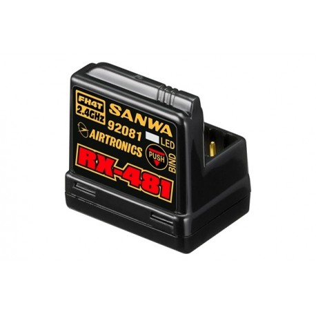 Sanwa RX-481 Receiver 2.4GHz F FH3,FH4, 4-channel, integrat