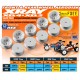 4WD FRONT WHEEL AERODISK WITH 12MM HEX - WHITE (10)