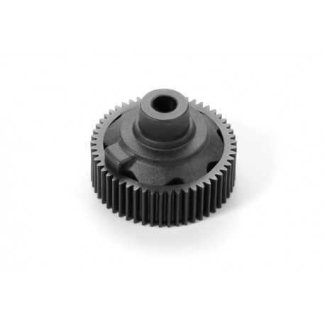 COMPOSITE GEAR DIFFERENTIAL CASE WITH PULLEY 53T - GRAPHITE