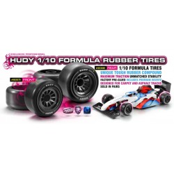 HUDY 1/10 FORMULA RUBBER TIRE - FRONT (2)