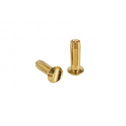 1up Racing 4mm Low Profile Bullet Plugs