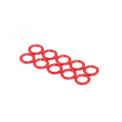 Roche Aluminum King Pin Spacer, Red, M3.2x5x2.0